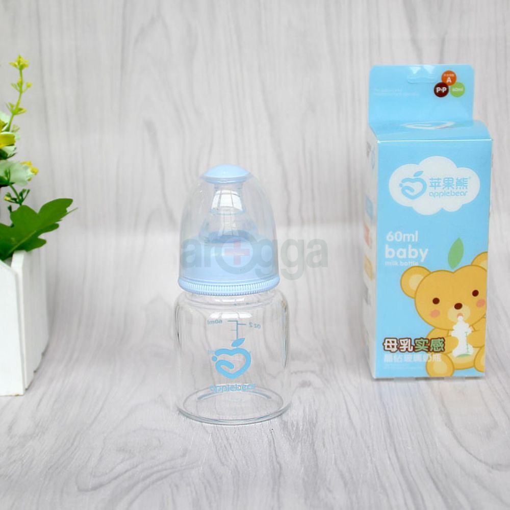 Apple Bear Baby Milk Bottle(Plastic)