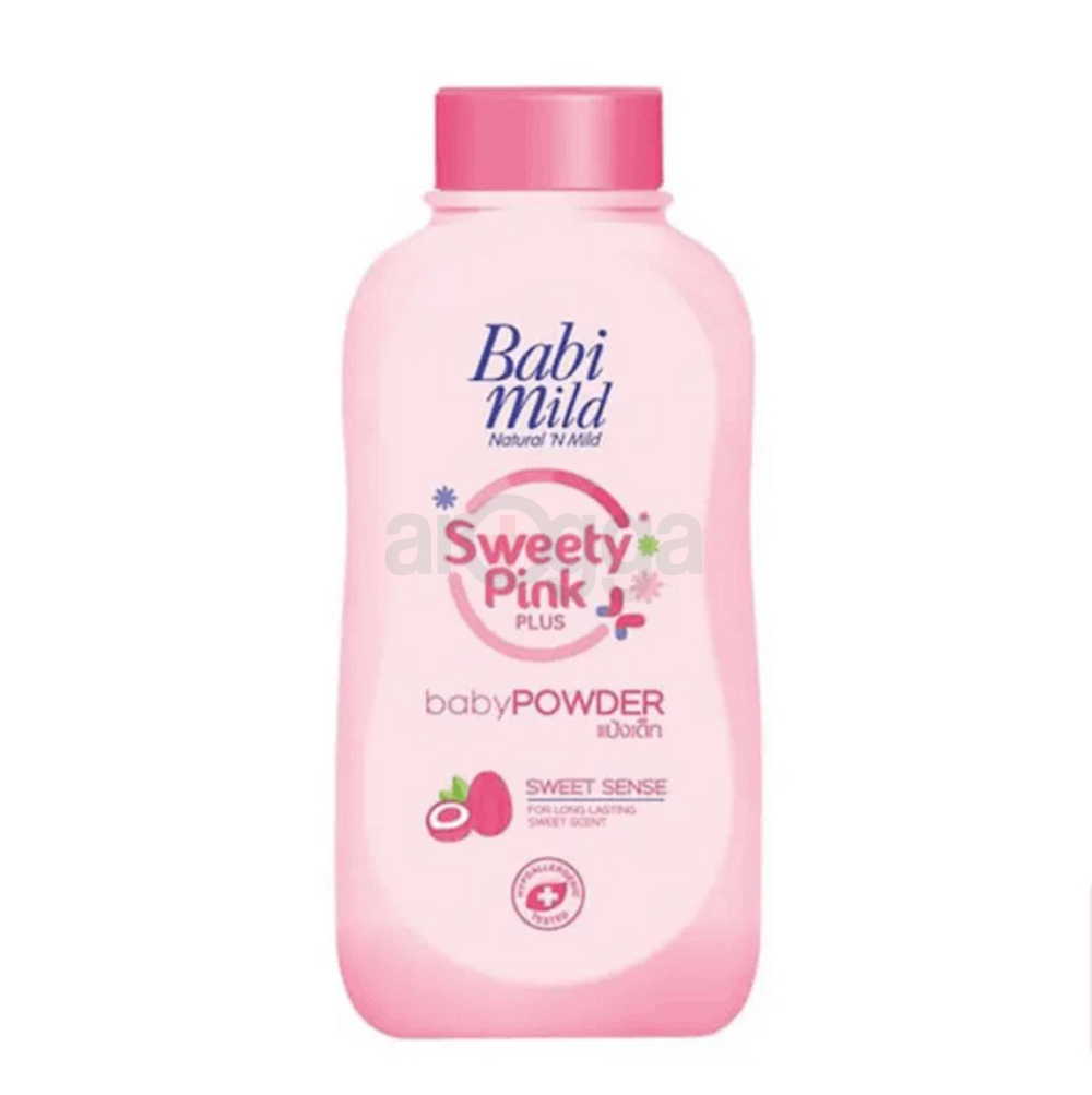 Babi Mild Baby Powder Sweety Pink Plus (380gm)