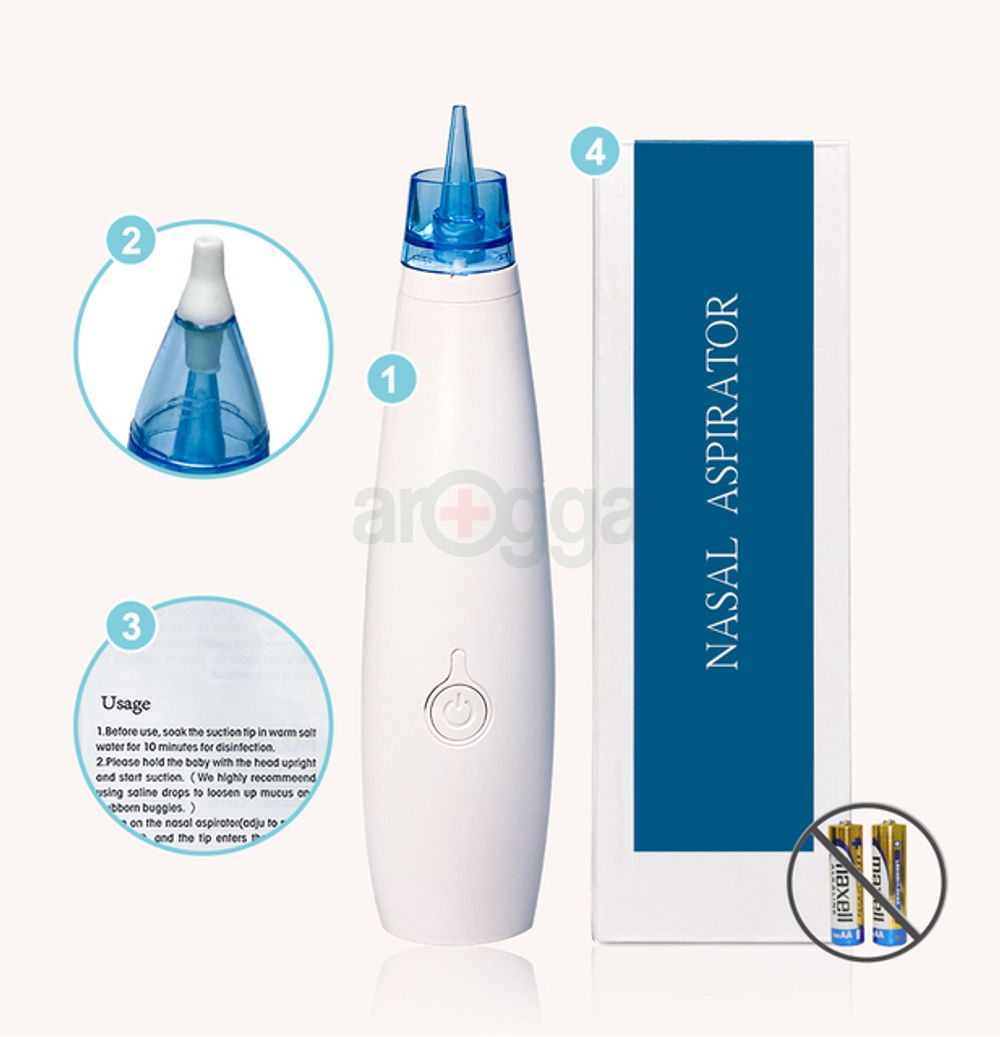 Baby Nasal Aspirator Electric Safe Hygienic Nose Cleaner Silicone Snot Sucker For Newborn Infant Toddler Kid Durable Design