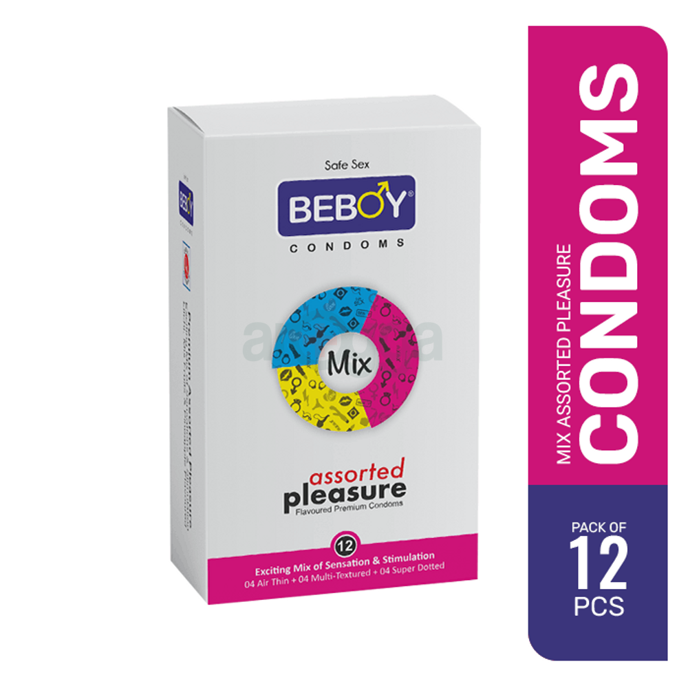 Beboy Mix Assorted Pleasure Flavoured Condoms
