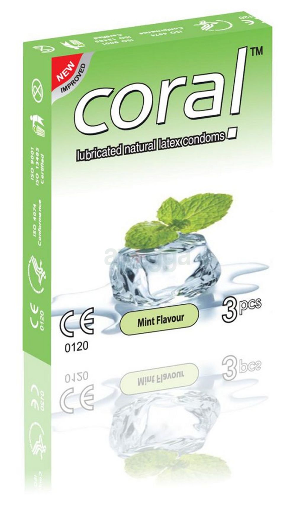 Coral Condom Mint Flavour