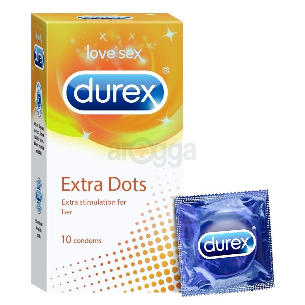 Durex Extra Dots Condom 10’s Pack