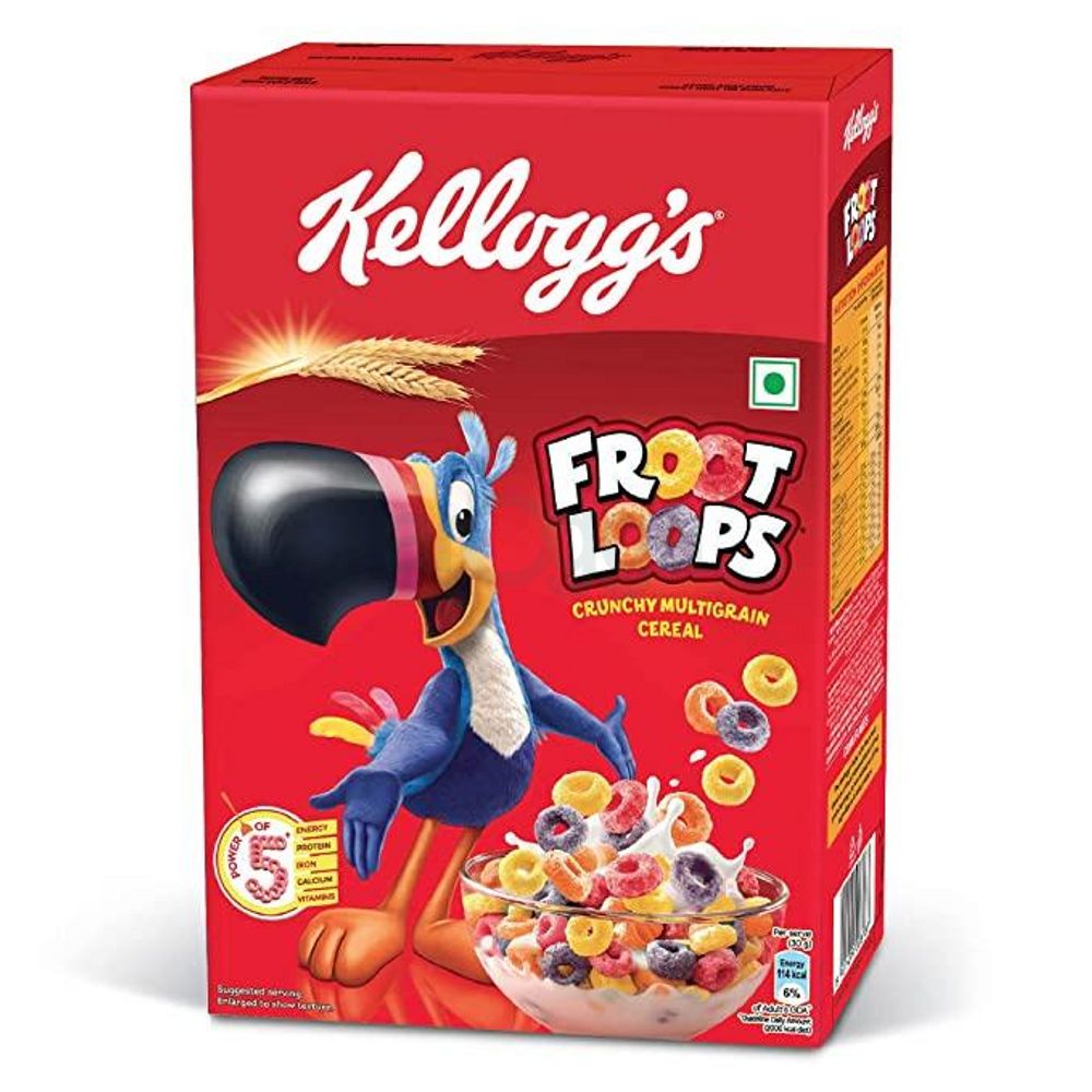 Kellogg’s Froot Loops Crunchy Multigrain Breakfast Cereal 285gm