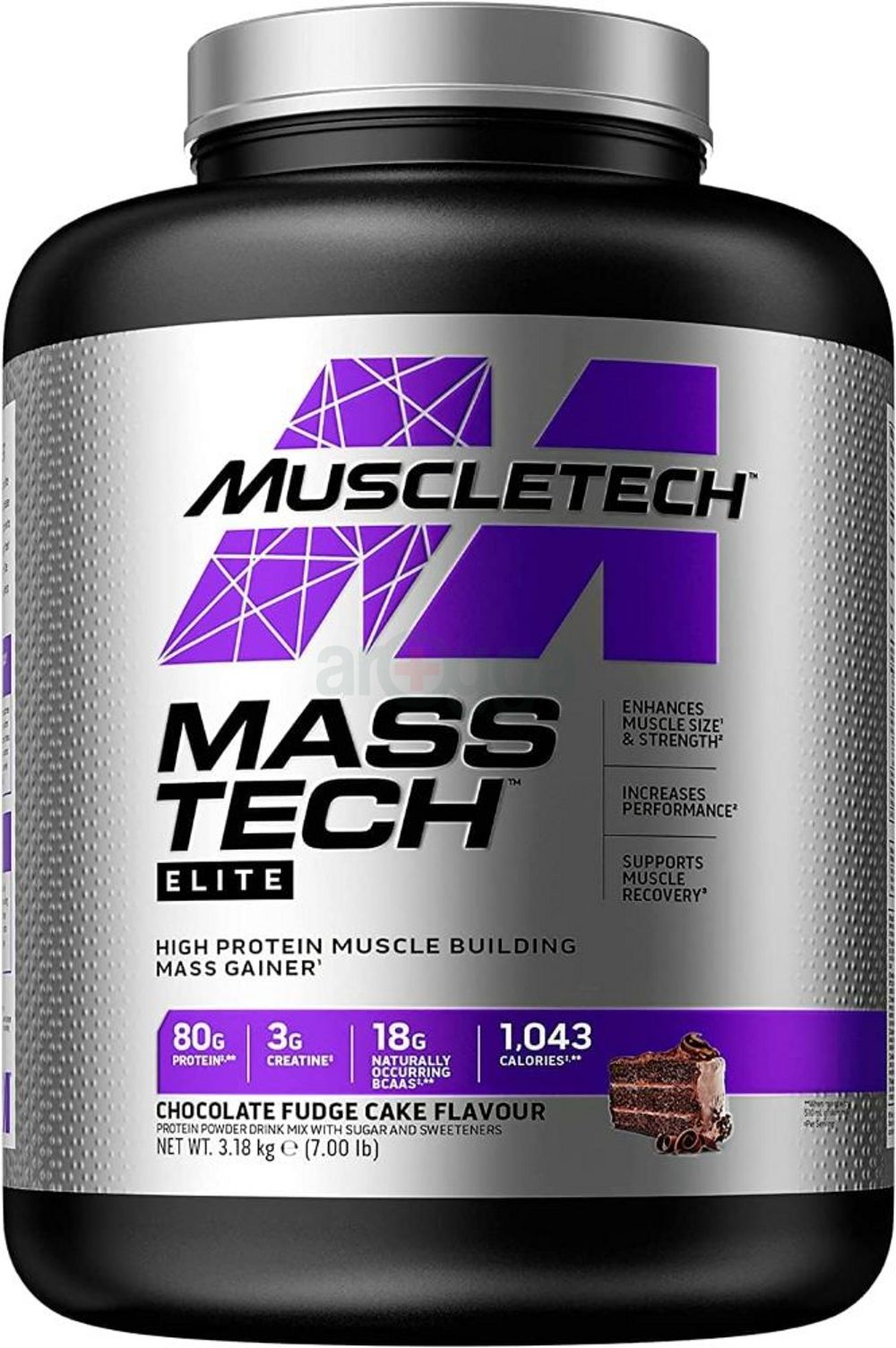 Muscletech Mass Tech Elite, Chocolate Fudge Cake, 7 Lbs