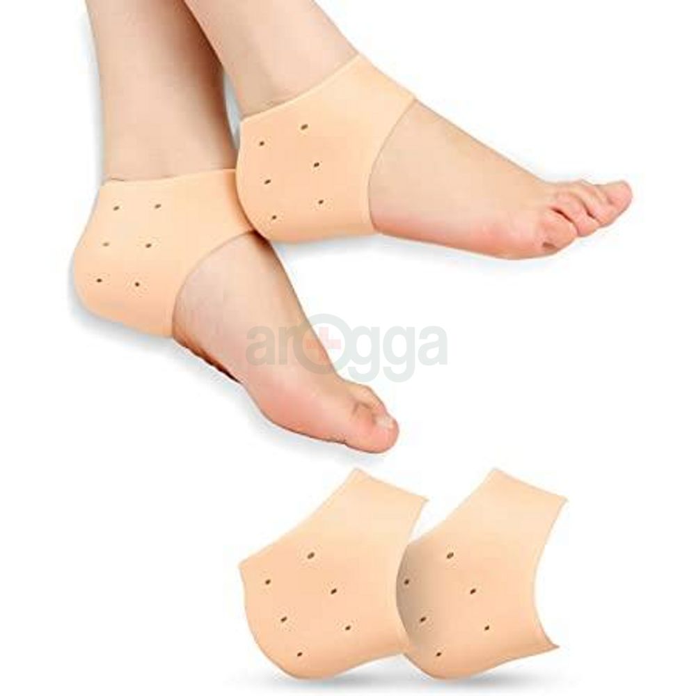 Silicone Gel Heel Socks Insoles for Dry Hard Cracked Heel Repair Pad, Swelling & Pain Relief, Plantar Fasciitis For Foot Care