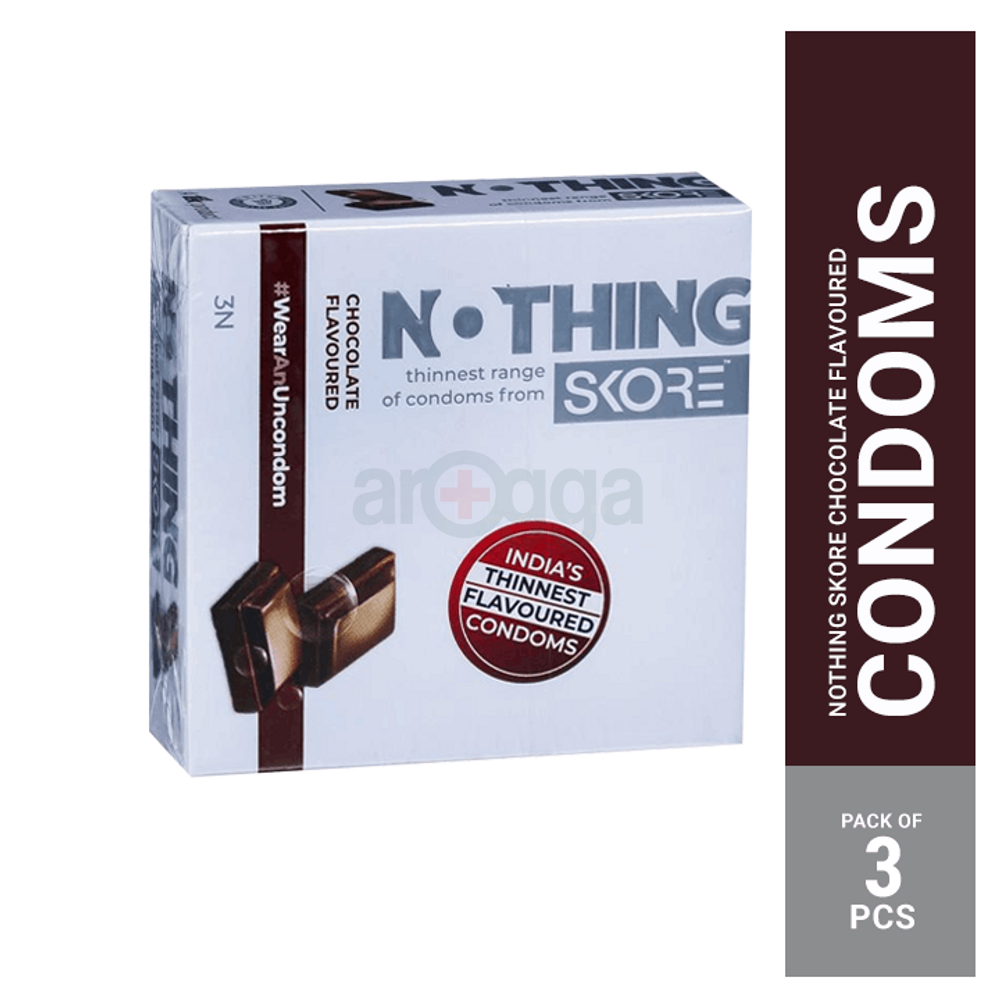 Skore Nothing Thinnest Chocolate Flavoured Condoms