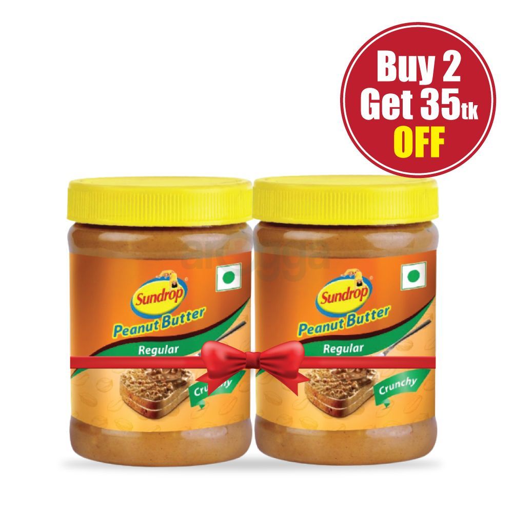 Sundrop Peanut Butter Honey Roast Regular Crunchy 200gm (Buy 2, Get 35 TK Off)