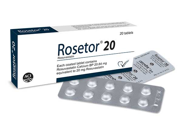 Rosetor Tablet 20 mg